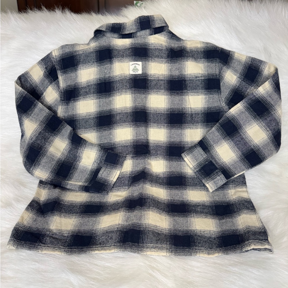Zara Kids Plaid Shirt - Black and Cream - Picture 5 of 5